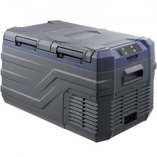 Refrigerador de Coche, Refrigerador de Coche de 12 Voltios, Congelador Portátil de Doble Zona de 25 L, Rango Ajustable de -4℉-68℉, Enfriador de Compresor de 12/24V DC y 100-240V AC para Exterior, ...