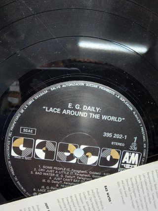 DISCO vinilo, Lp, E.G. Daily - Lace Around The Wound (LP, Album)