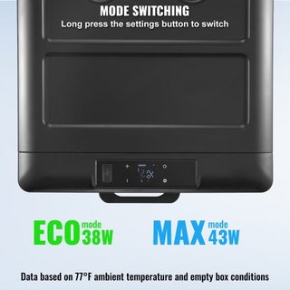 Refrigerador de Coche, Refrigerador de Coche de 12 Voltios, Congelador Portátil de Zona Única de 70 L, Rango Ajustable de -4℉ a 68℉, Enfriador de Compresor de 12/24V CC y 100-240V CA para Exterior...