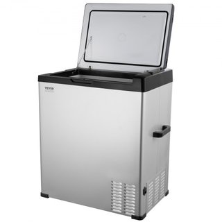 Refrigerador de Coche, Refrigerador de Coche de 12 Voltios, Congelador Portátil de Zona Única de 70 L, Rango Ajustable de -4℉ a 68℉, Enfriador de Compresor de 12/24V CC y 100-240V CA para Exterior...