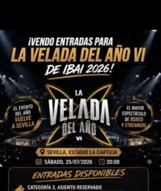 Póster La Velada del Año VI - Ibai 2026