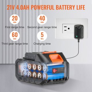 Limpiador a Presión Inalámbrico, 652-PSI 1.1 GPM Limpiador de Poder Portátil, Pistola de Lavado a Alta Presión de Mano con Batería de 4.0Ah, Cargador, Boquilla 6 en 1, para Limpieza de Hogar/Suelo...