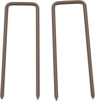 Cerca de Jardín de Ancho Ajustable, Cercado Multiusos de Metal y Aluminio, 300X31X103.5 Cm, Marrón Oscuro