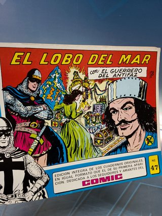 tomo apaisado, cómic, HOMENAJE A M.GAGO: EL LOBO DEL MAR nº 47