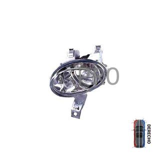 Faro Antiniebla Antiniebla Transparente - Derecho - Peugeot 206 (1998-2009)
