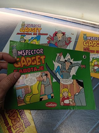 5 tebeos, INSPECTOR GADGET COMIC nº 1, 3, 8, 10 y 11- TOSTARICA CUETARA AÑOS 80