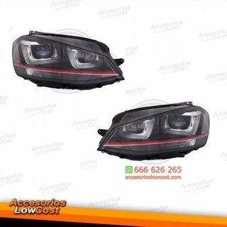 Faros delantero para VW Golf VII xenon adaptativo