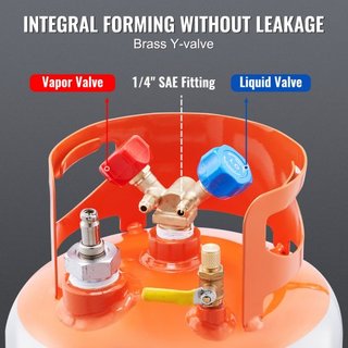 Recuperación de Refrigerante Reclamación Cilindro de 13.6 kg con Interruptor Flotante