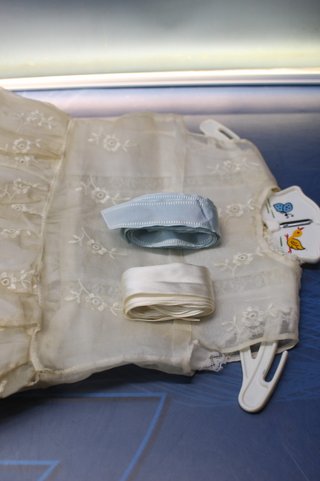 Faldón de bautizo o traje de cristianar antiguo.