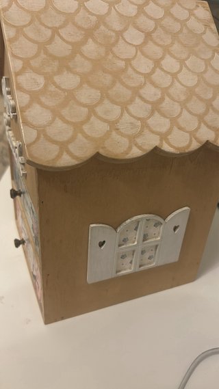 Casita de madera para almacenaje