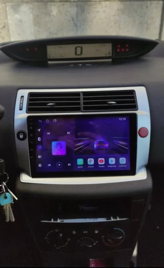 Rádio Citroën C4 Android 14 + GPS + Carplay.