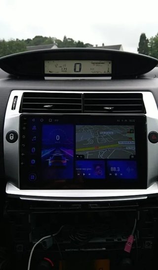 Rádio Citroën C4 Android 14 + GPS + Carplay.