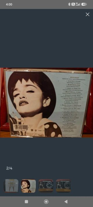 Lote 4 CDs y 1 Vinilo Melendi, Madonna, Queen, Duf