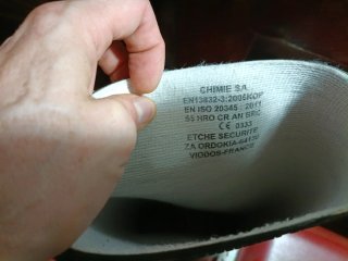 Stivali gomma resistenti chimica verdi taglia 7 uk