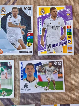 Lote 8 Cromos Dani Ceballos 🇪🇸 Real Madrid Betis