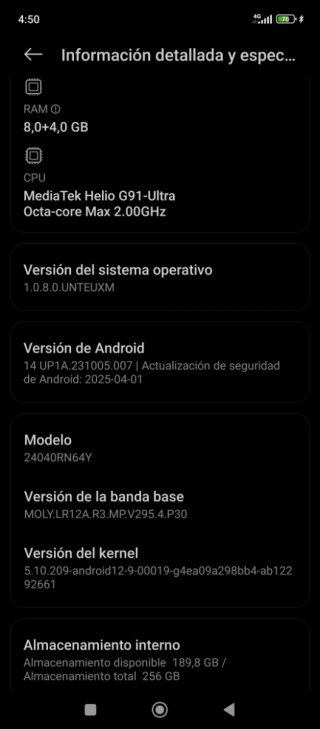 Xiaomi Redmi 13 Negro