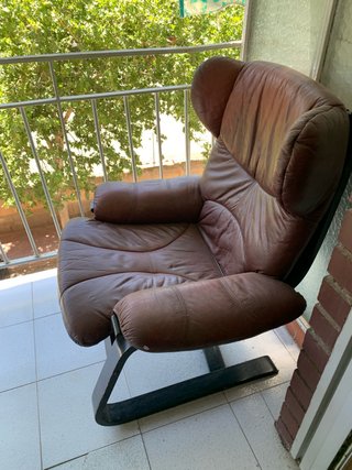 Sillón de descanso de piel