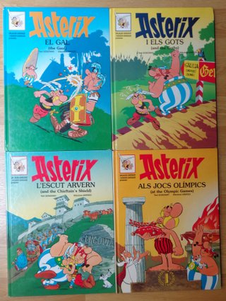 Libros Asterix en 2 Idiomas Catala/English