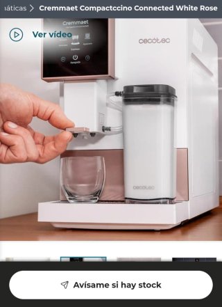 ✅️ Cafetera Cremmaet Compactccino Connected White