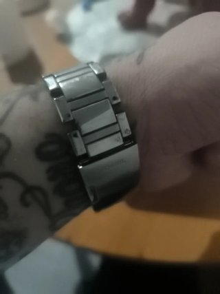 Reloj Fossil Cronógrafo Negro y Plateado
