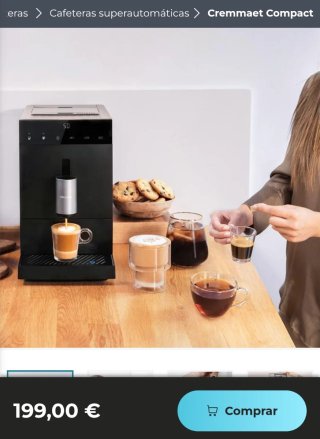 ✅️ Cafetera superautomática Cremmaet Compact
