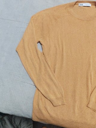 Jersey Zara naranja talla L