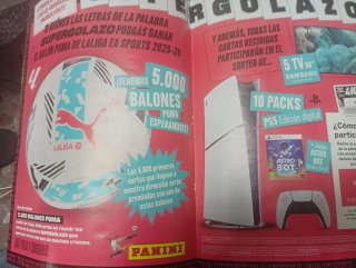 Álbum LaLiga 25-26 Panini Cromos más 40 cromos