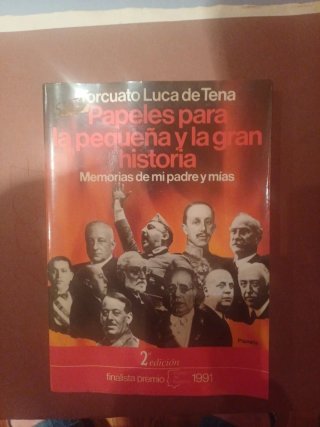 Papeles para la pequeña y la gran historia memo...