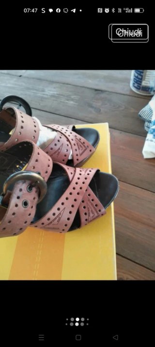 Sandali tacco Frau marrone