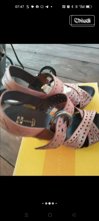 Sandali tacco Frau marrone