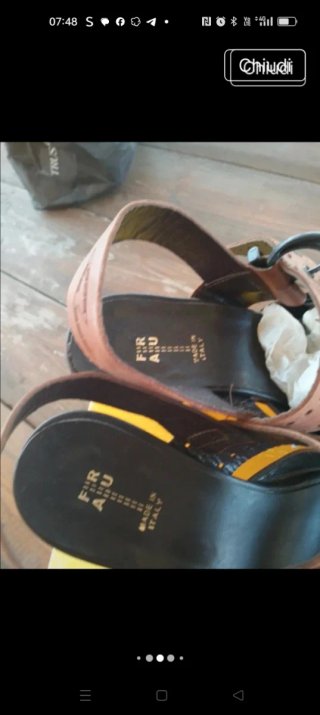 Sandali tacco Frau marrone
