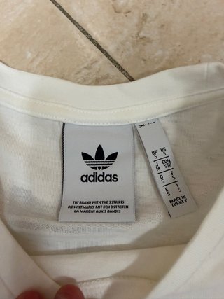 Camiseta Adidas Original JD Blanca