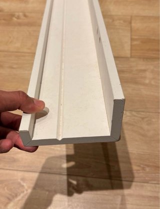 Repisa IKEA MOSSLANDA 115 cm Blanca
