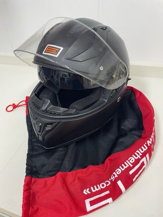Casco Integral Moto Negro