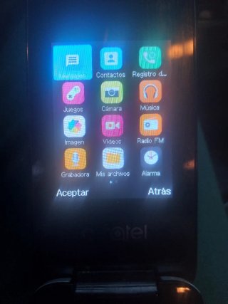 Teléfono Móvil Alcatel Dorado/Plateado