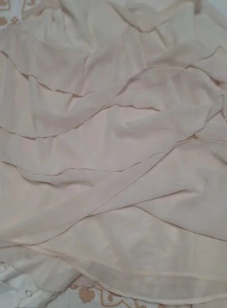 Vestido blanco verano volantes