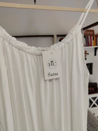 Vestido Ibicenco Blanco Talla Única