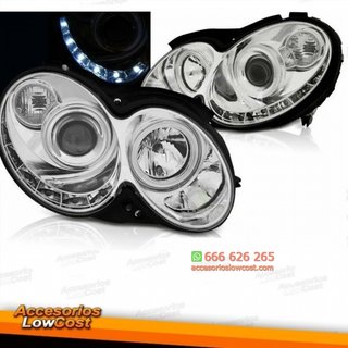 FAROS LUZ DIURNA LED TFL MERCEDES CLK W209 02-09