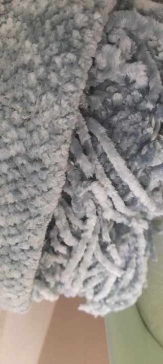 Cubre sofá de fleece color teal