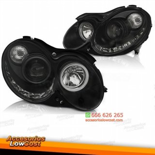FAROS LUZ DIURNA MERCEDES CLK W209 02-09 CLARO/NE