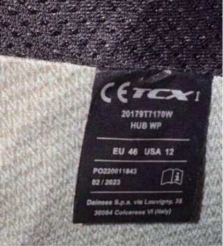 Botas de moto TCX
