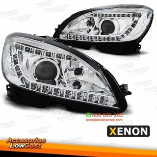 FAROS LUZ DIURNAS LED XENON MERCEDES W204 07-11 C