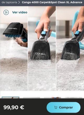 ✅️ Conga 4000 CarpetySpot Clean XL Advance
