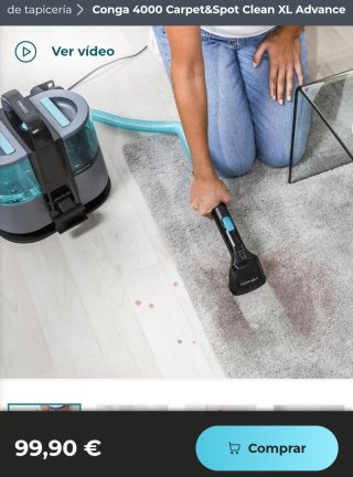 ✅️ Conga 4000 CarpetySpot Clean XL Advance
