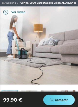 ✅️ Conga 4000 CarpetySpot Clean XL Advance