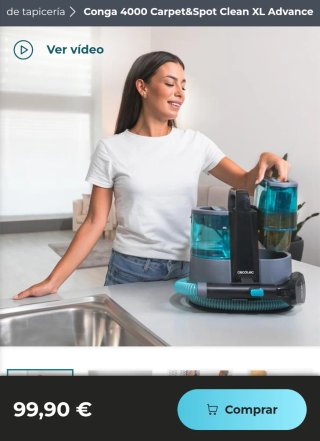 ✅️ Conga 4000 CarpetySpot Clean XL Advance