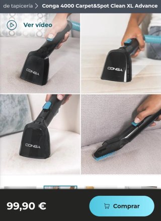 ✅️ Conga 4000 CarpetySpot Clean XL Advance
