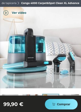 ✅️ Conga 4000 CarpetySpot Clean XL Advance