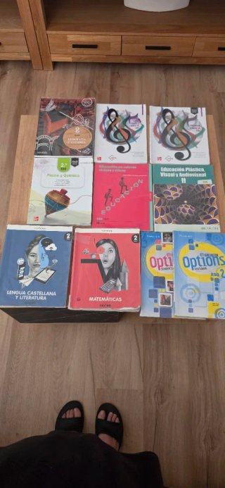 Lote de libros de 2 eso