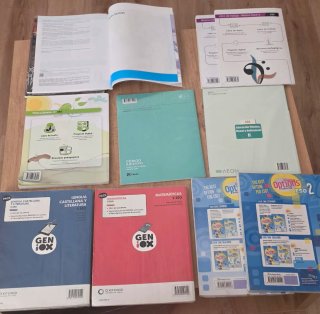 Lote de libros de 2 eso